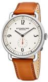 St&uuml;hrling Original Men's 'Symphony' Quartz Stainless Steel and Leather Dress Watch (Model: 857)
