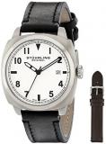 Stuhrling Original Men's 770.SET.01 Tuskegee Spitfire Watch Set with Two Interchangeable Straps