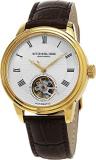 Stuhrling Original Mens's 780.03 Legacy Automatic Leather Strap Watch