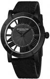 Stuhrling Original Mens Watch Leather Strap - Swiss Quartz Ronda Mvmt - Sports Watch - 881 Watches for Men Collection