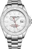 Mens Swiss Automatic Stainless Steel Professional"DEPTHMASTER" Dive Watch, 200 Meters Water Resistant, Brushed and Polished Bracelet with Divers Safety Clasp and Screw Down Crown