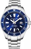 Stuhrling Original Watches for Men - Pro Diver Watch - Sports Watch for Men with Screw Down Crown for 330 Ft. of Water Resistance - Analog Dial, Quartz Movement - Mens Watches Collection