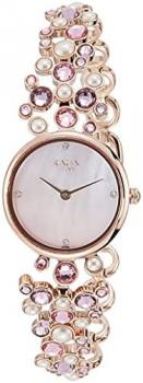 Titan Women's Ragamoonlight Analog-Quartz Watch with Brass Strap, Rose Gold, 6.5 (Model: 95032WM02)