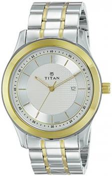 Titan Regalia Baron Analog Champagne Dial Men's Watch-1627BM03