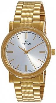 Titan Analog Silver Dial Men's Watch-1712YM01