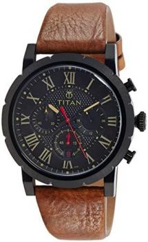 Titan Purple Collection Black Dial Mens Analog Watch- 90050NL01J