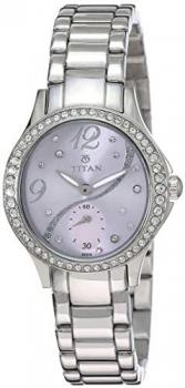 Titan Purple Dial Women's Analog Watch - 95024SM02