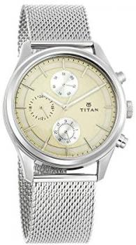 Mens Metallic Multi-Function Watch