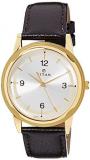 Titan Karishma Analog Silver Dial Men's Watch -1638YL01