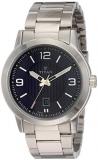 Titan Men's 'Neo' Fashion/Casual/Business/Luxury Mineral Quartz Dial -Leather/Brass and Silver Toned Strap