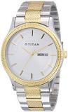 Titan Octane Analog Silver Dial Men's Watch - 1650BM03