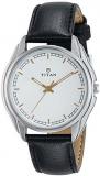 Titan Analog White Dial Men's Watch-NK1578SL06
