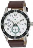 Titan Men's Octane Analog Dial Watch White