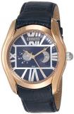Titan Men's Moon Phase Quartz Watch with Leather Strap, Black, 22 (Model: 1665WL01)