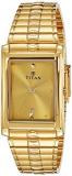 Titan Men's Karishma Analog Dial Watch Gold