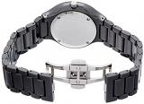 Titan Men's Ceramic Analog Black Dial Watch