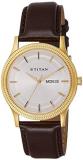 Titan Analog Champagne Dial Men's Watch - 1650YL01