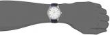 Men's White Dial Leather Analogue Watch - 182SL2