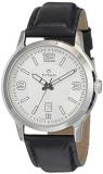 Titan Men's 'Neo' Fashion/Casual/Business/Luxury Mineral Quartz Dial -Leather/Brass and Silver Toned Strap