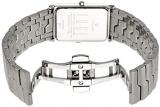 Titan Edge Men&rsquo;s Designer Watch &ndash; Slim, Quartz, Water Resistant, Stainless Steel Strap - Silver Band and Silver Dial