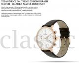 Titan Men&rsquo;s On Trend Chronograph Watch - Quartz, Water Resistant