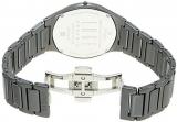 Titan Edge Men&rsquo;s Ceramic Watch &ndash; Ultra Slim, Quartz, Water Resistant, Ceramic Strap &ndash; Black Band and Black Dial