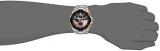 Titan Men's Contemporary Chronograph/Multi Function,Work Wear,Gold/Silver Metal/Leather Strap, Mineral Crystal, Quartz, Analog, Water Resistant Wrist Watch