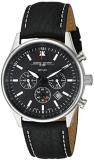 Jorg Gray Men's JG6500 Analog Display Quartz Black Watch