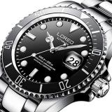 Mens Automatic Watches Self Wind GMT Silver Stainless Steel Sapphire Crystal Diving Watch