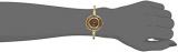 Titan Women's Raga Brown Dial Golden Watch