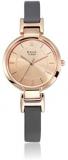 Titan Raga Viva Rose Gold Dial Grey Leather Strap Analog Watch for Women