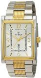 Titan Slimline Analog Silver Dial Men's Watch -NK90024BM03