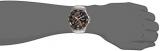 Titan Men's Contemporary Chronograph/Multi Function,Work Wear,Gold/Silver Metal/Leather Strap, Mineral Crystal, Quartz, Analog, Water Resistant Wrist Watch