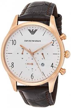 Emporio Armani Men's AR1916 Dress Black Leather Watch