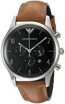 Emporio Armani Men's AR1941 Dress Tan Leather Watch