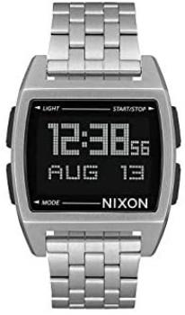 Nixon Men's Digital Watch with Stainless Steel Strap.