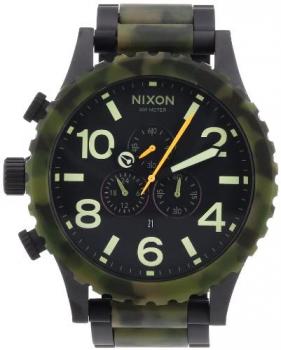 NIXON A083-1428 A0831428 Watch 51-30 CHRONO MATTE BLACK CAMO