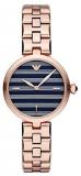 Emporio Armani AR11220 Rose Gold STEEL 316 L analog quartz Woman Watch