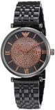 Emporio Armani Women's Gianni T-Bar AR11245 Black Stainless-Steel Quartz Dress Watch