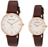 Emporio Armani Unisex Watch His and Hers Analog Casual Quartz AR9042