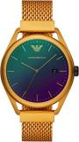 Emporio Armani Matteo Quartz Purple Dial Watch AR11327