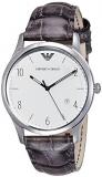Emporio Armani Men's AR1880 Dress Grey Leather Watch