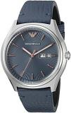 Emporio Armani Men's AR1978 Dress Blue Leather Quartz Watch