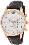 Emporio Armani Men's AR1916 Dress Black Leather Watch
