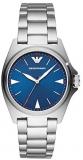 Emporio Armani Men's Giovanni AR11210 Black Leather Quartz Fashion Watch