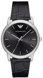 Emporio Armani Men's AR2500 Dress Black Leather Quartz Watch