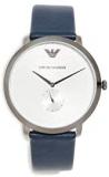 Emporio Armani Men's Modern Slim Watch, 42mm, Gun/Blue, One Size