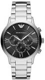 Emporio Armani Men's Giovanni Watch, 43mm, Silver/Silver, One Size