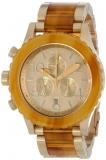 Nixon 42-20 Chrono A037-1423 Light Gold/Amber Watch