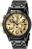 Nixon Women's A404010 38-20 Chrono Analog Display Japanese Quartz Black Watch
